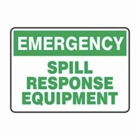 Accuform Exit Sign, Adhesive Dura-Poly, 10 in W, 7 in H MCHL908XV